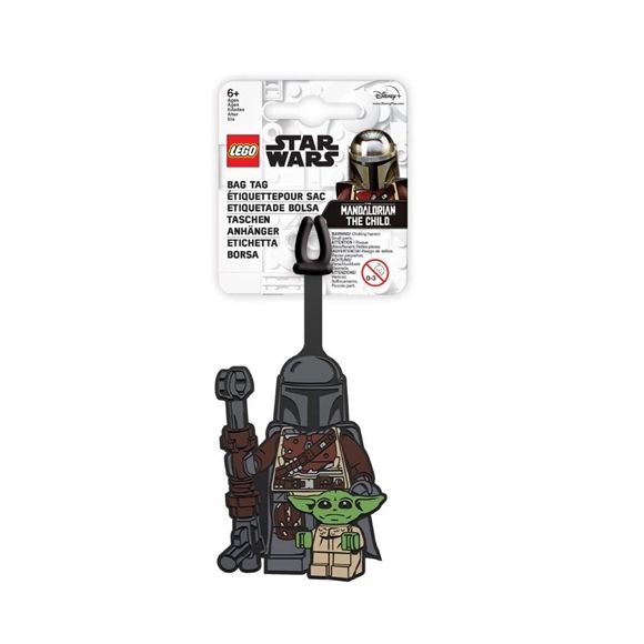 Star Wars Lego Etiqueta para equipaje del Mandaloriano con Grogu Edades 6+ # 5006367 Artículo | BAG-329715